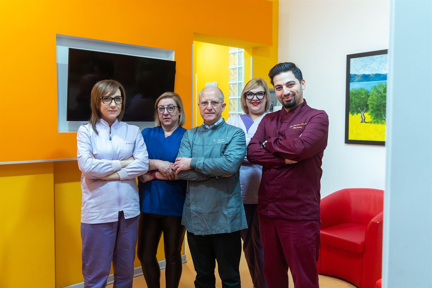 Il team dello Studio Dentistico Fuscà a Vibo Valentia